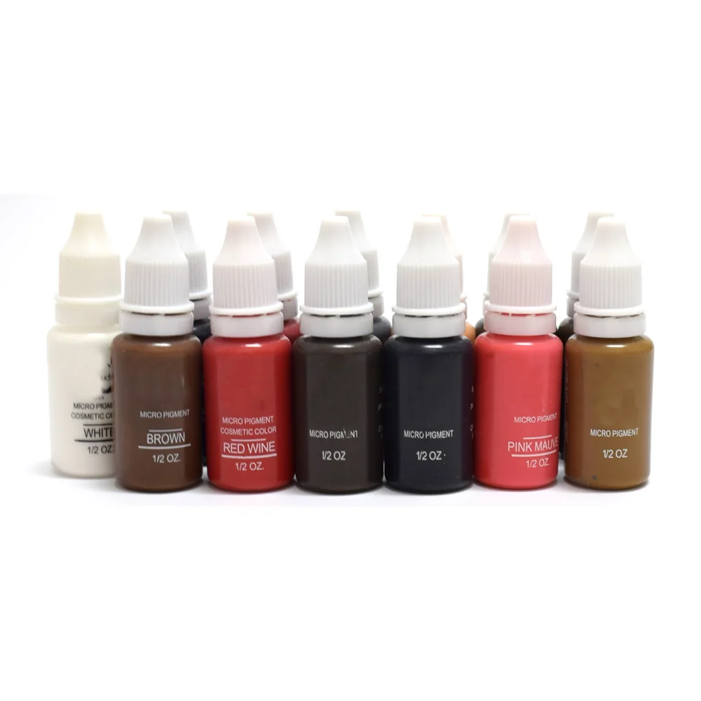 Не увянет профессиональные чернила татуировки microblading татуаж Микро Пигмент для