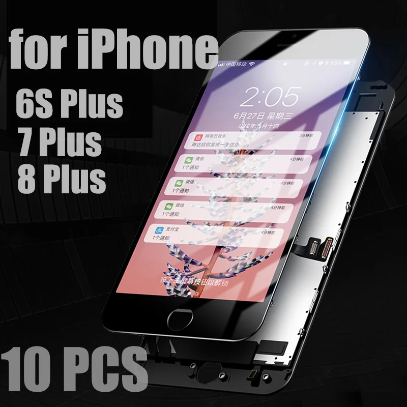 BFOLLOW 10 шт. копия ЖК-дисплей для iPhone 6S Plus/7 Plus 8 AAA INCELL экран дисплей сборка дигитайзер