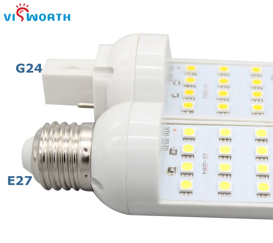 G24 Светодиодная лампа E27 Базовые Светодиодные лампы 5 Вт 7 9 12 Smd505 20 шт. светодиодов