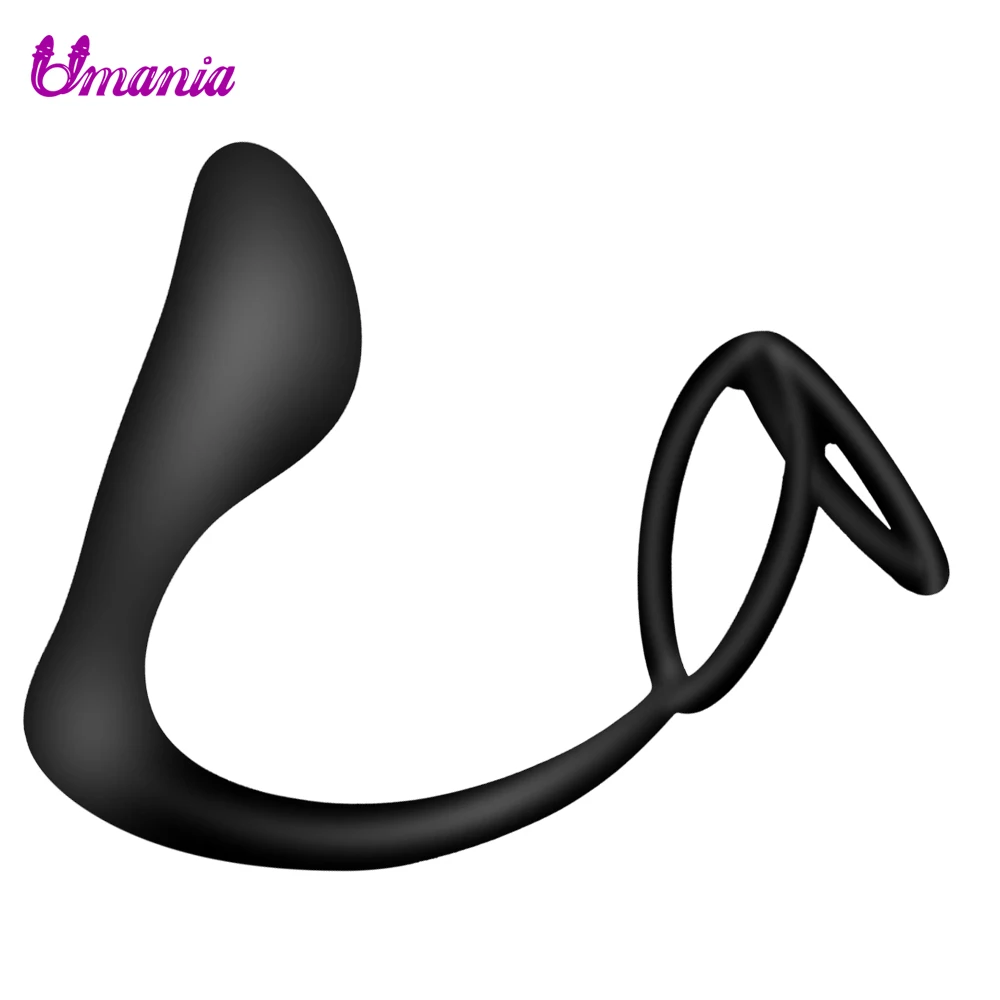 Силиконовый мужской мастурбатор для массажа простаты Анальная пробка интимные