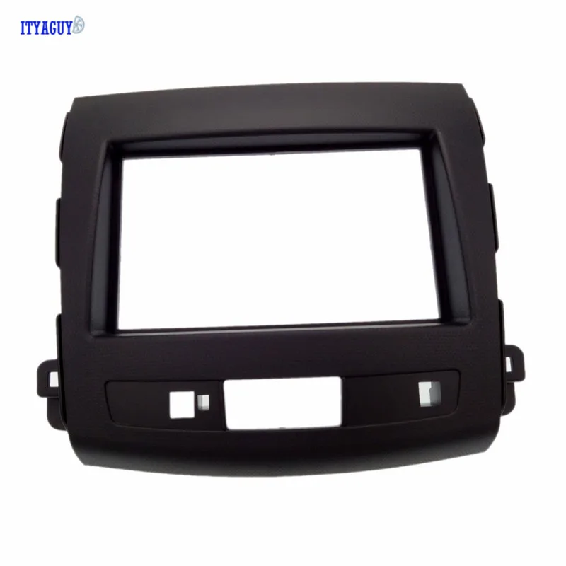 Автомобильный Стайлинг facia 2 Din набор фасций, пригодный для Mitsubishi Outlander 2008-2012 радио DVD стерео панель Dash Trim Kit передняя рамка