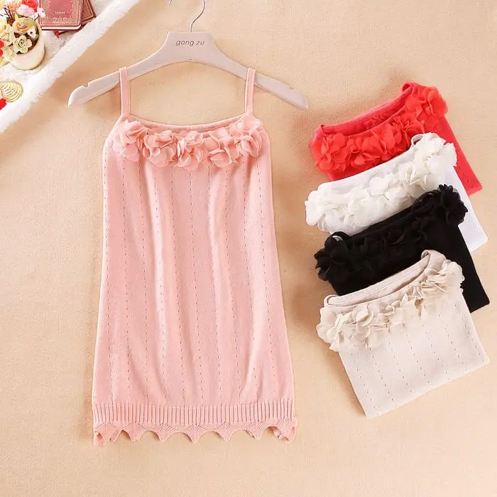 Женский трикотажный жилет на лямках повседневная однотонная Трикотажная майка с