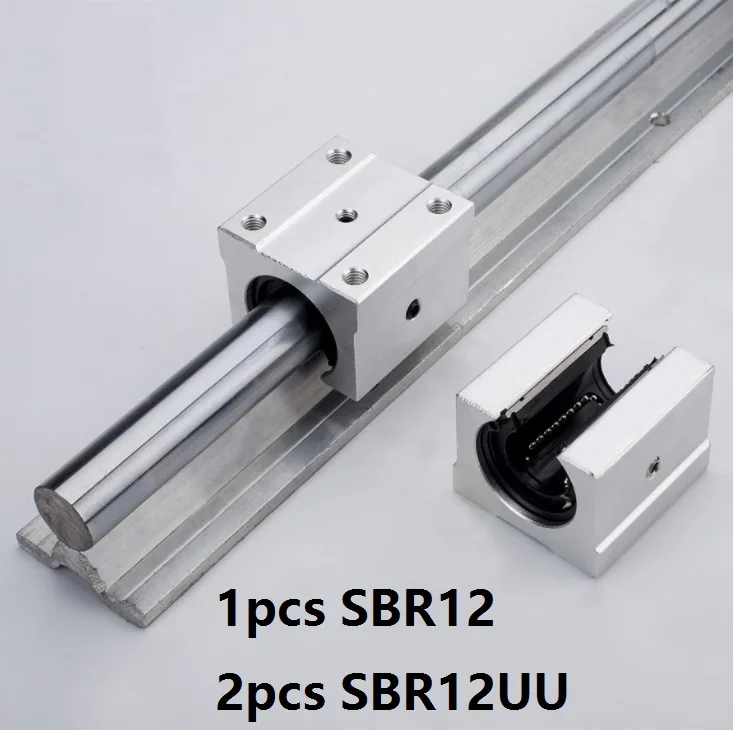 1 шт. SBR12 1000 мм/1100 мм/1200 мм/1300 мм/1400 мм/1500 мм/мм Поддержка направляющей линейной