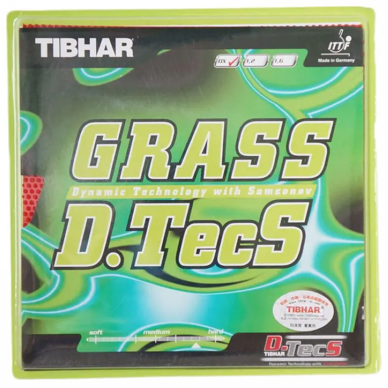 Origina Tibhar Grass D.tecs длинные прыщи резина для настольного тенниса пинг понга с губкой