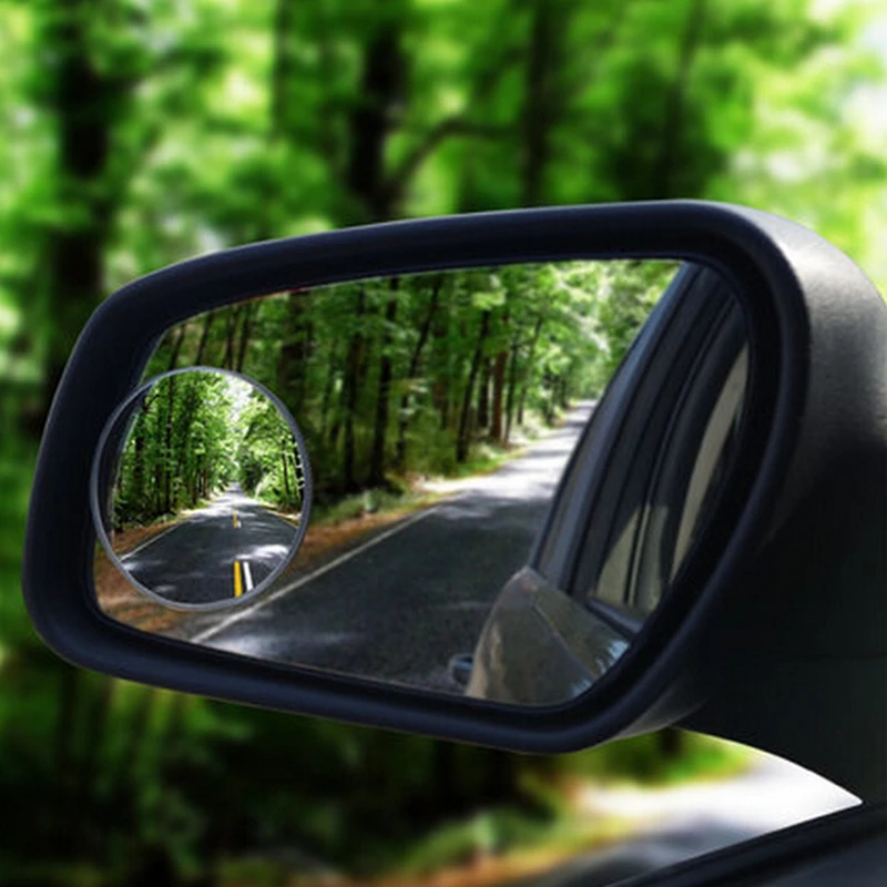 

Round Convex Blind Spot Rearview Mirror Sticker 360 Degree frameless ultrathin Wide Angle for volkswagen vw golf 4 ford focus