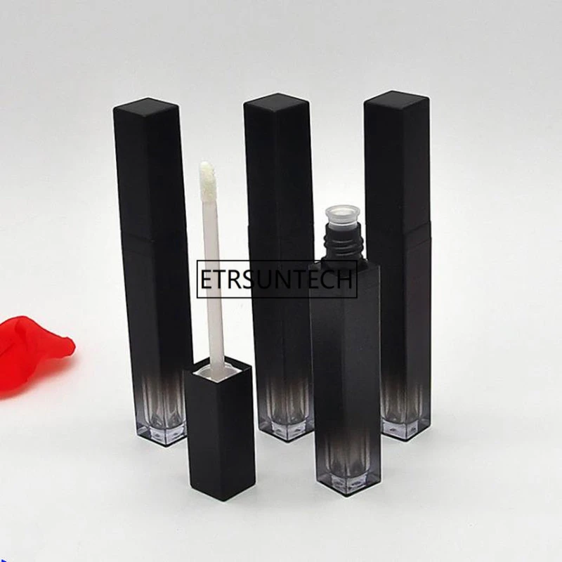 Пустая трубка для блеска губ 4 мл розового золота многоразовые квадратные