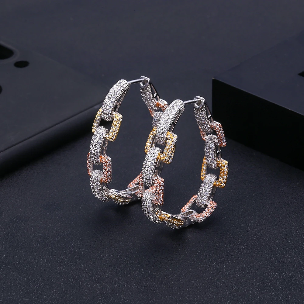 Janekellytrendy геометрический круглые серьги обруча для Для женщин аксессуары Полный