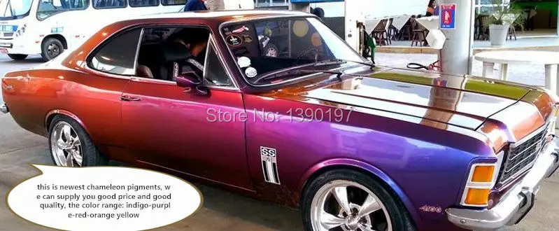 Жемчуг Хамелеон пигмент меняющий цвет цветной дорожный для автомобильных красок