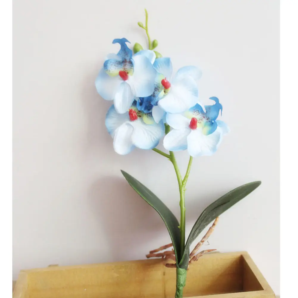 Искусственные растения и цветы моль композиция цветок орхидеи фалеанопсис