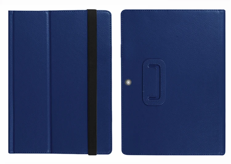 Личи из искусственной кожи чехол 10,1 ''Тонкий Стенд Funda защитная кожа для lenovo Miix 320 Miix320 Miix 320-10ICR 10,1" планшет+ ручка - Цвет: Dark blue