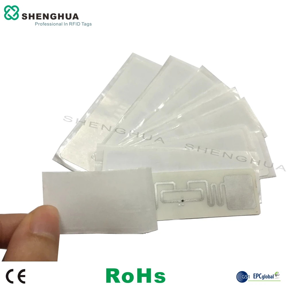 

10pcs/pack Logistics Tracking Uhf RFID label Alien 9662 H3 Chip Antenna Wet Inlay Paper Sticker Printable For Access Control