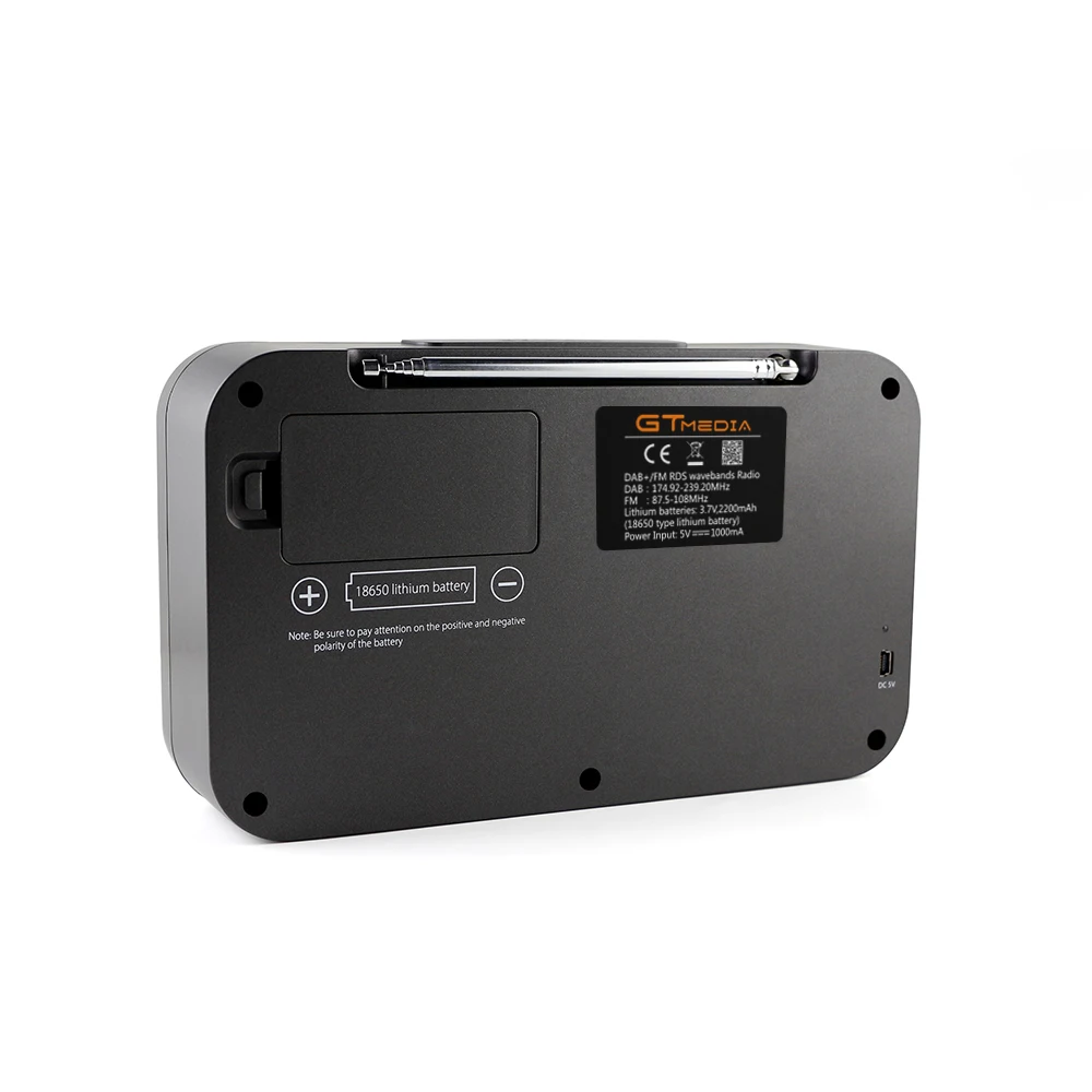 Горячая радио Профессиональный GTMedia DR-103B DAB радио Stero для Великобритании ЕС с Bluetooth Встроенный громкоговоритель простота в эксплуатации