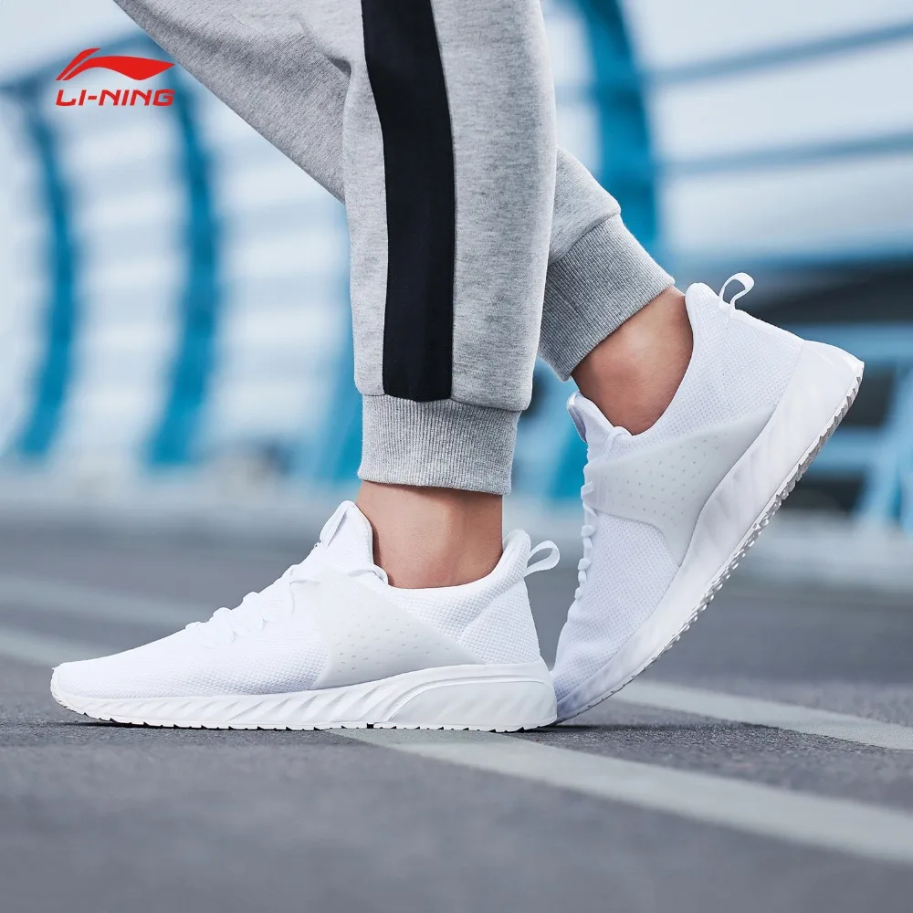 Мужская классическая прогулочная обувь Li Ning удобные дышащие кроссовки с гелевой
