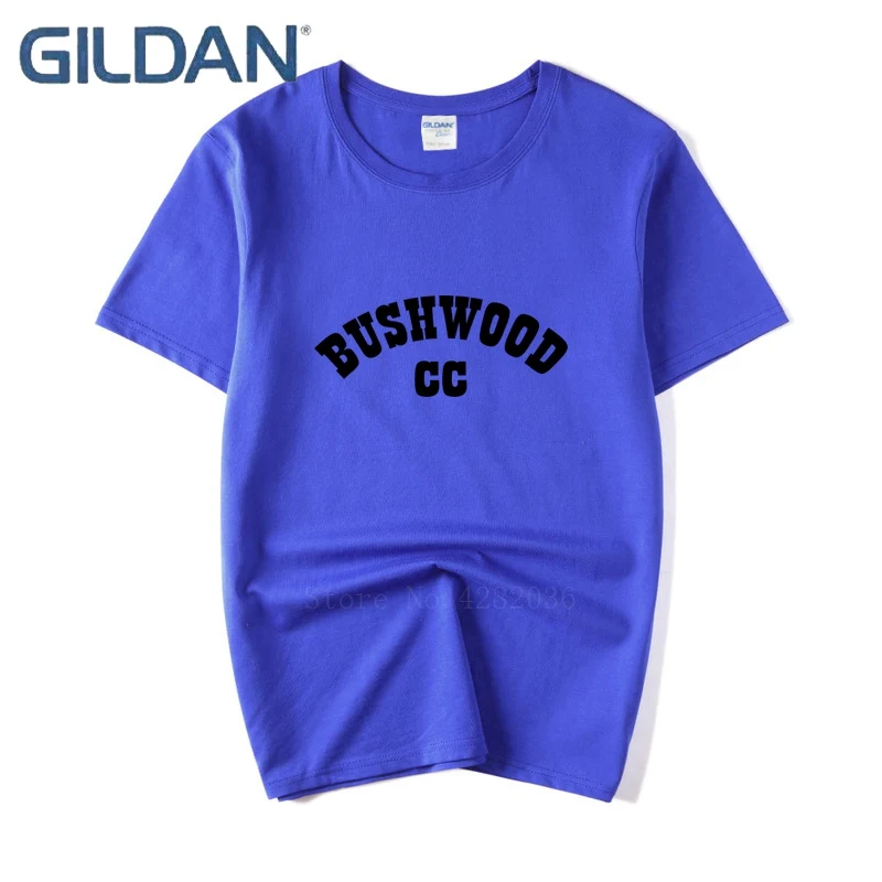Bushwood Country Club животного мужские черные футболки без пряжки футболка с коротким