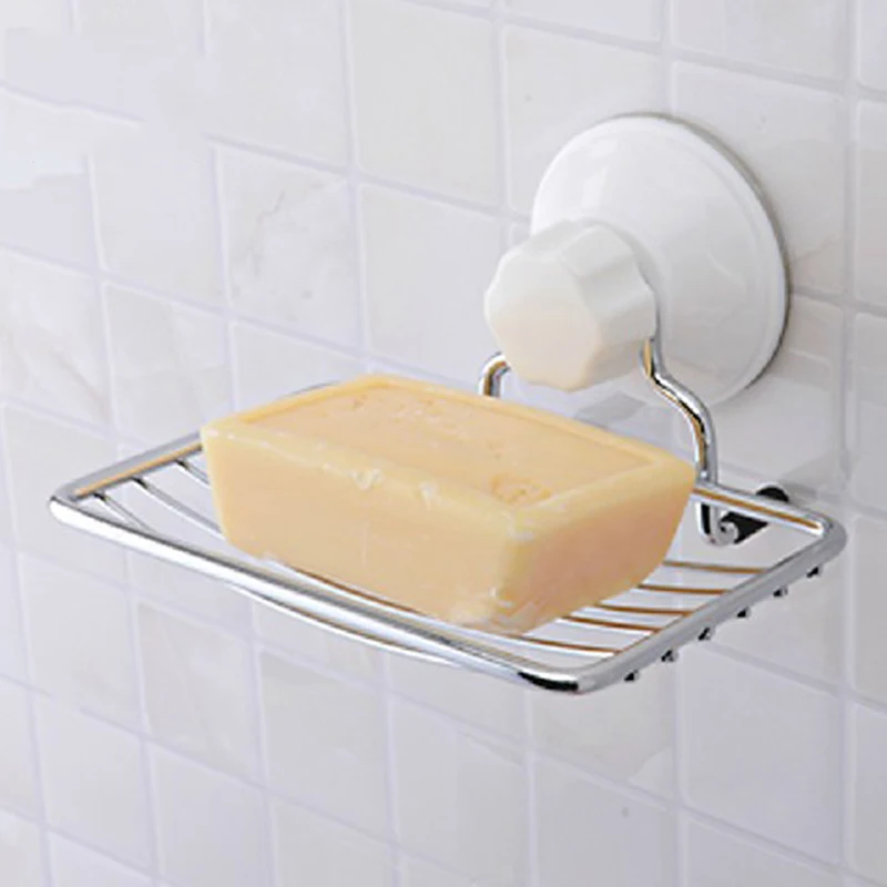 Горячая Бытовая сильная присоска кухонная раковина мыльница настенный