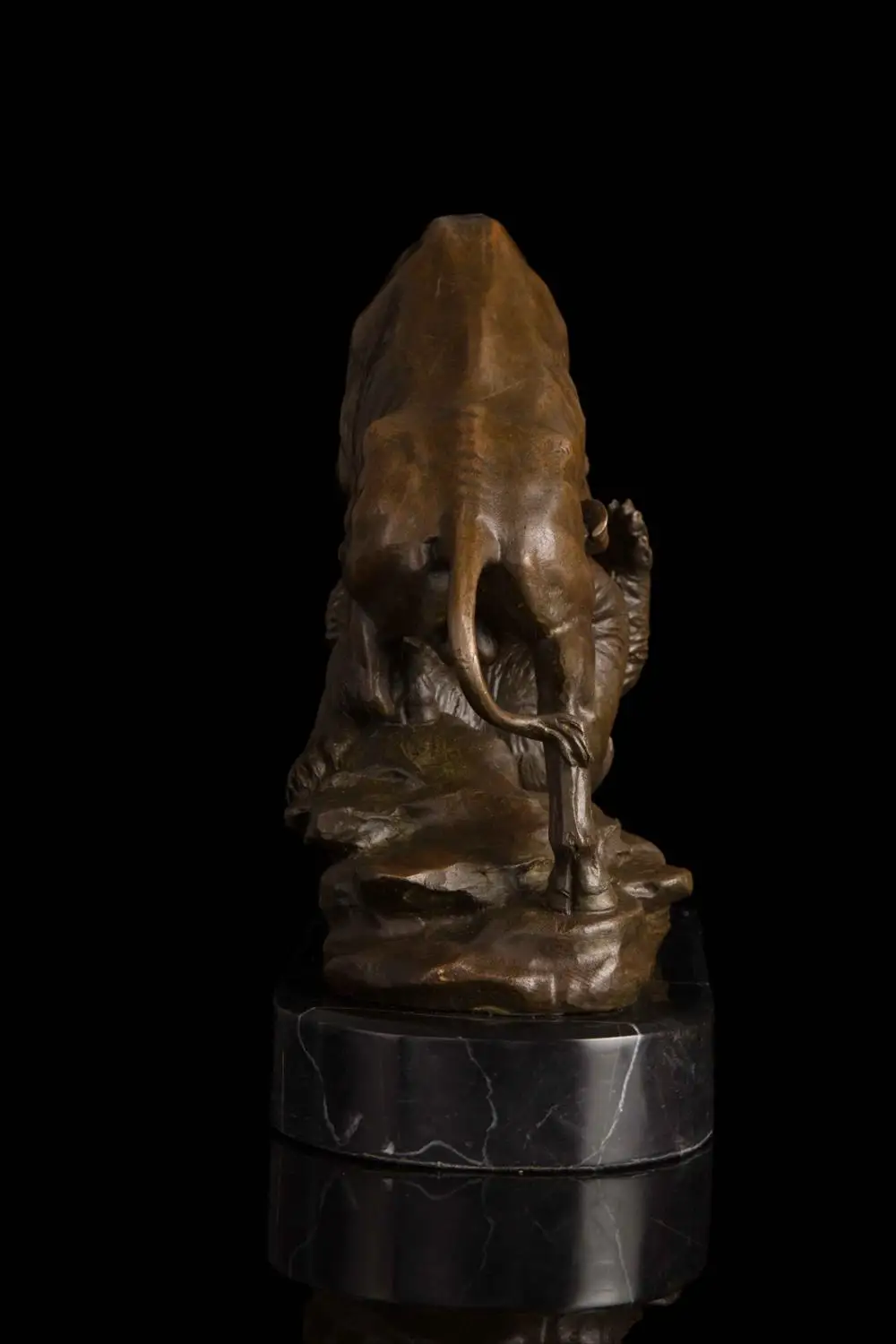 Голова искусства Ремесла Медная скульптура ремесла украшения животный бык рынок