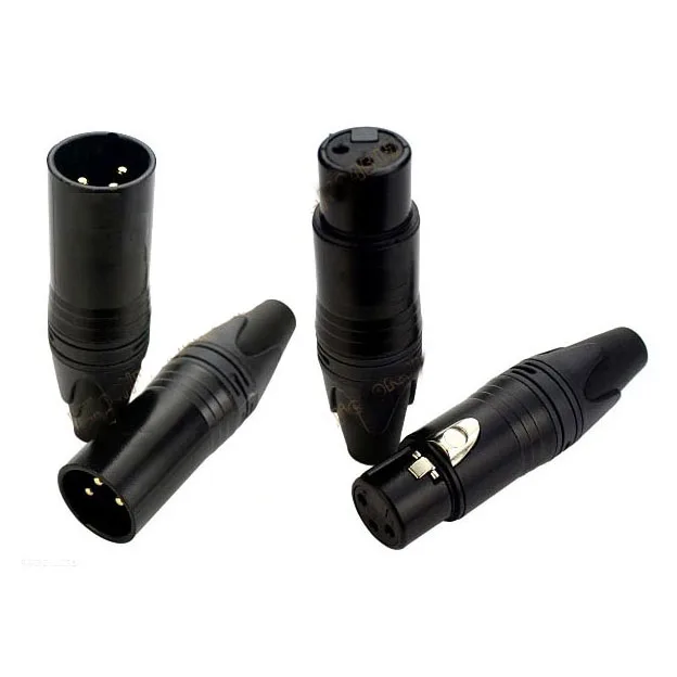 Высокое качество 10 шт. мужской + женский Neutrik Стиль XLR 3 контактный разъем Cannon