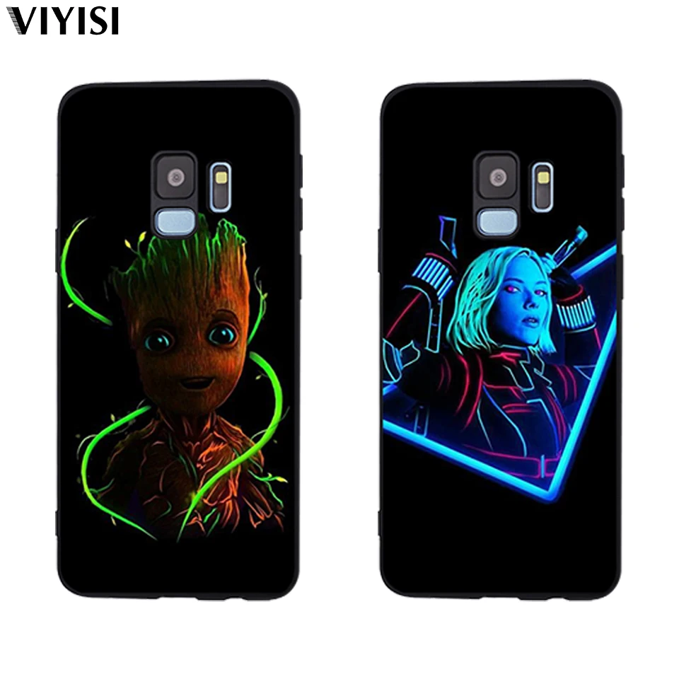 Чехол для Samsung Galaxy s9 S6 S7 S8 S10 Lite J5 J7 2017 J4 J6 J8 Plus Marvel Мстители Герои Железный человек