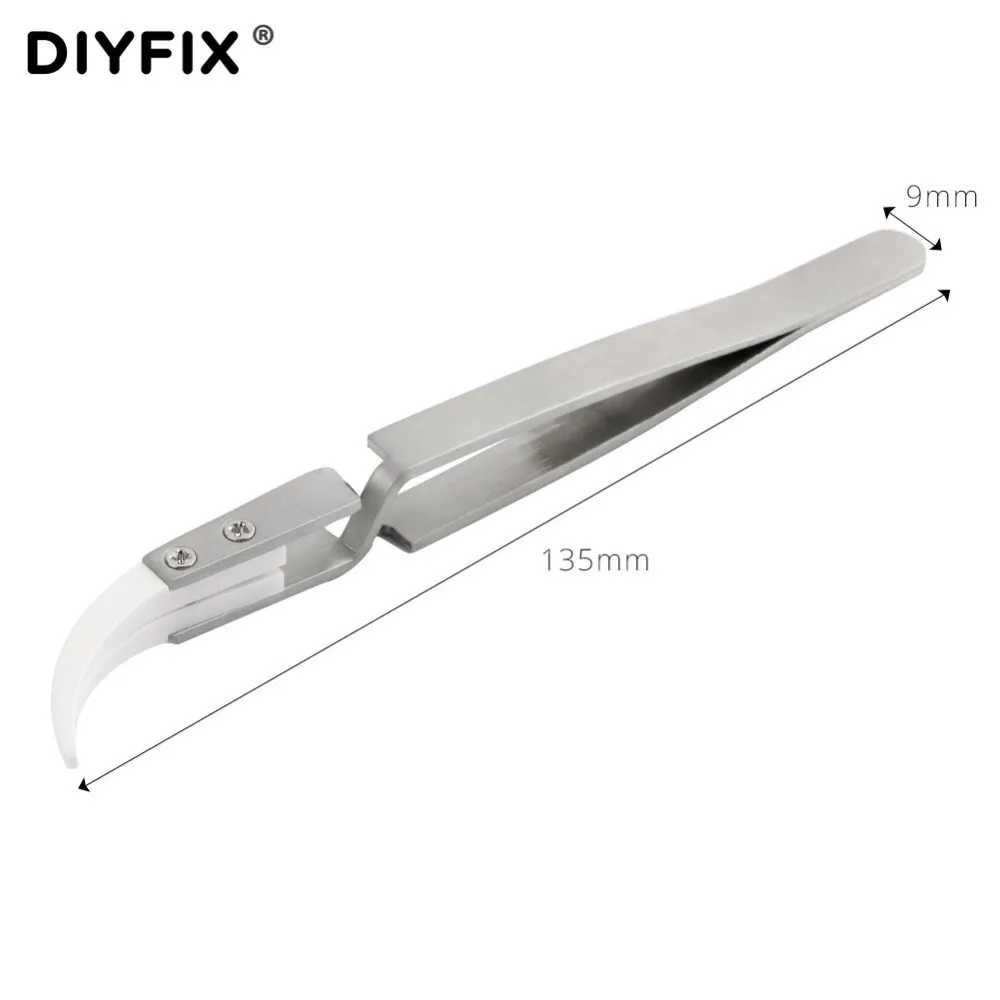 Антистатические керамические пинцеты DIYFIX термостойкие изолированные