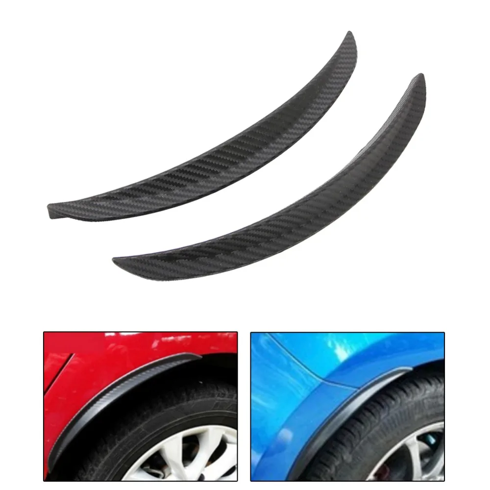 1 пара Универсальные Автомобильные Брызговики из углеродного волокна|wheel lip|fender