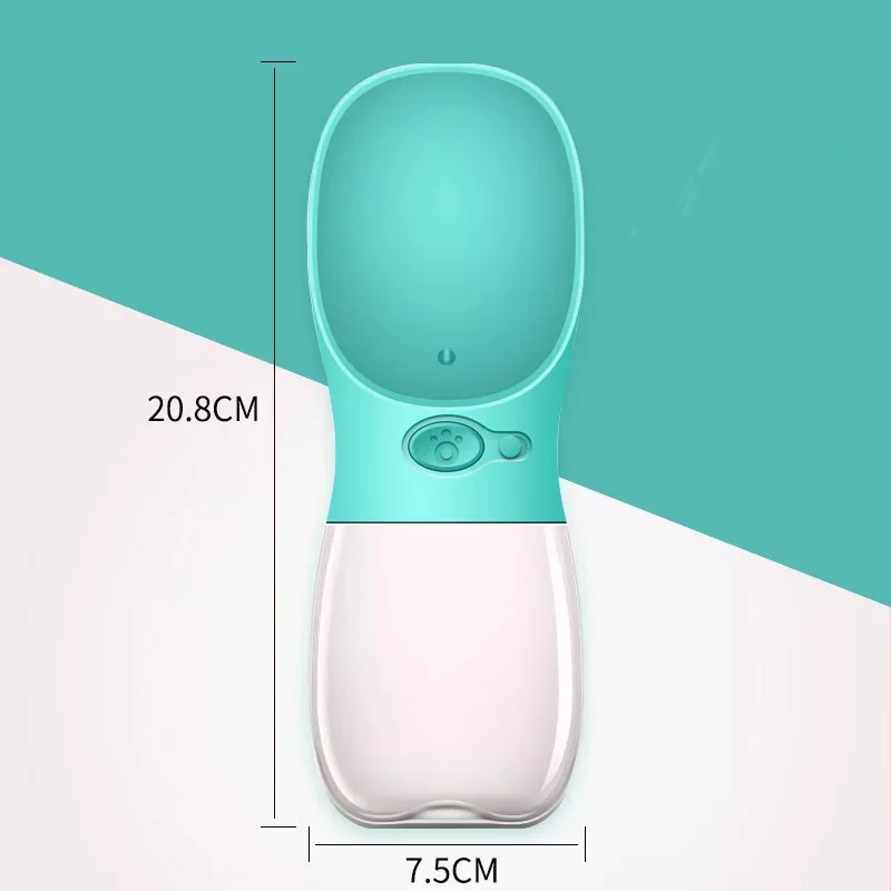 350 мл Портативный собака бутылка для воды Путешествия щенок Кошка Чаша открытый