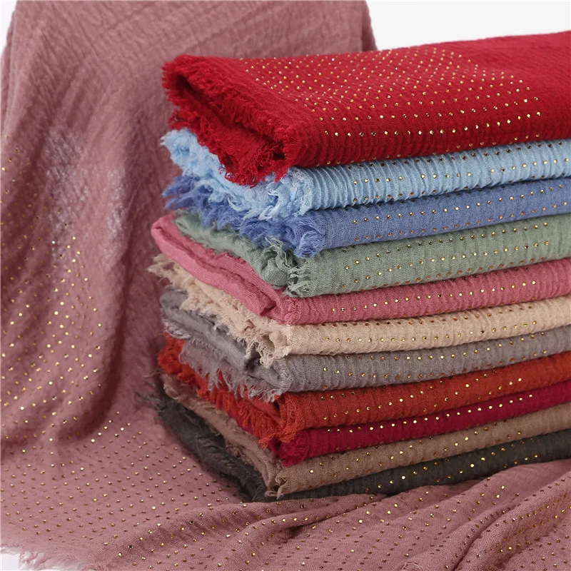 Женский хлопковый шарф с венчиком для волос 1 шт. новый однотонный хиджаб|Женские