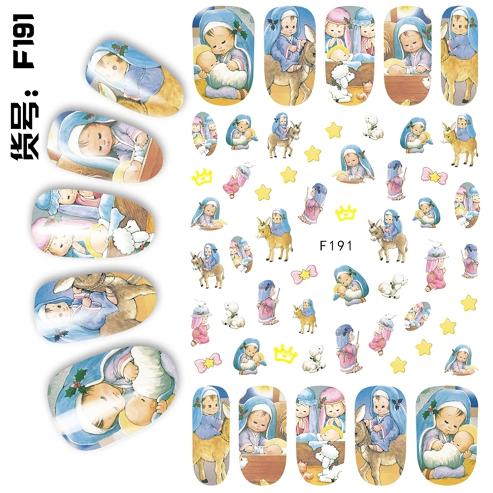 1 лист наклейки для дизайна ногтей|nail art decorations stickers|nail design suppliessticker nail |