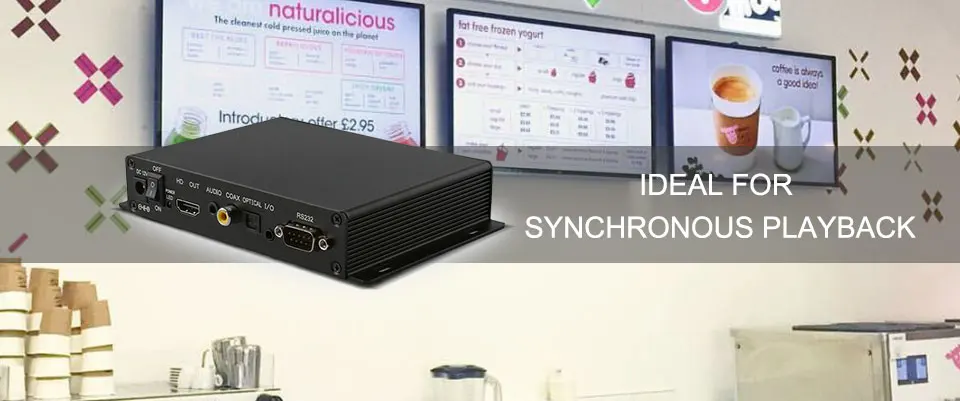 MPC1005-1 RS232 контроль хорошие отзывы 1080P для рекламы играть черный ящик видео плеер медиаплеер