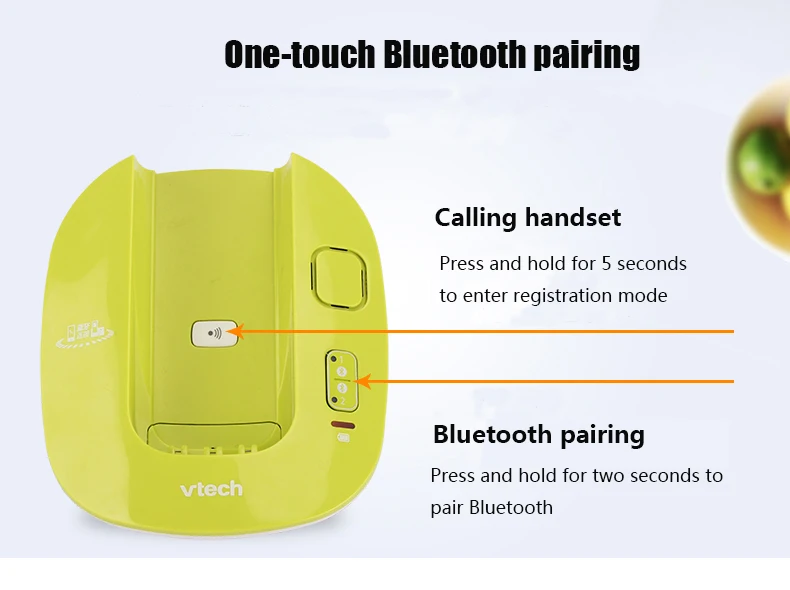 2,4 ГГц DECT6.0 Bluethooth беспроводной телефон для дома и офиса Bluetooth беспроводной стационарный телефон с одной двумя трубками