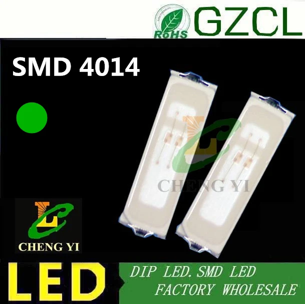 Низкая цена Акция красный/зеленый/BLUE4014 smd СВЕТОДИОДНЫЙ поверхностный монтаж 0 2 Вт