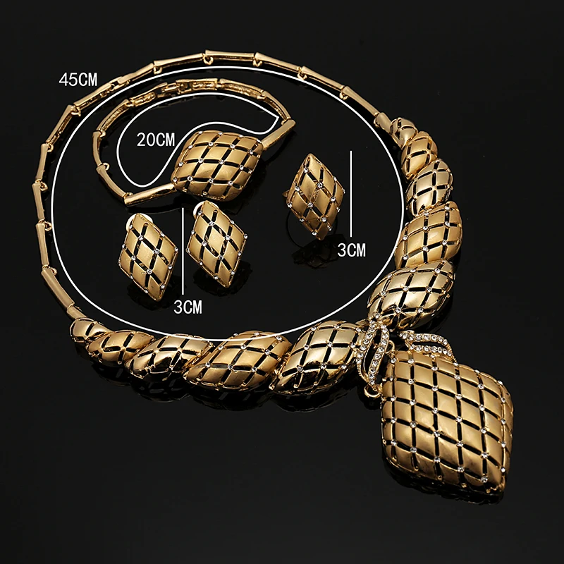 Fani нигерийские Свадебные Женские аксессуары набор ювелирных изделий фирменный