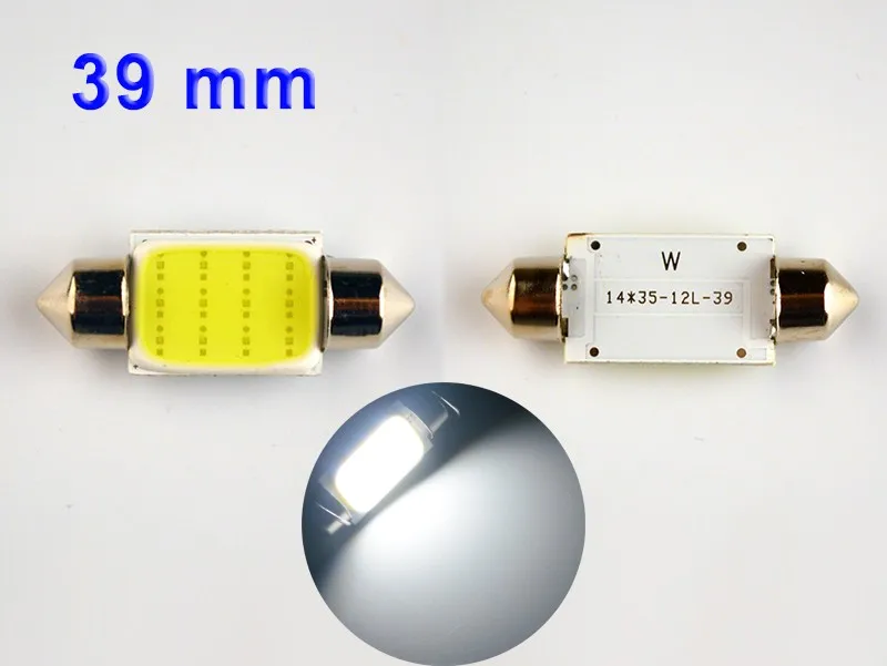 Фестон flytop COB 31 мм 36 мм 39 мм 42 мм светодиодный светильник 12 чипов C5W DC12V белого цвета автомобильный купольный светильник