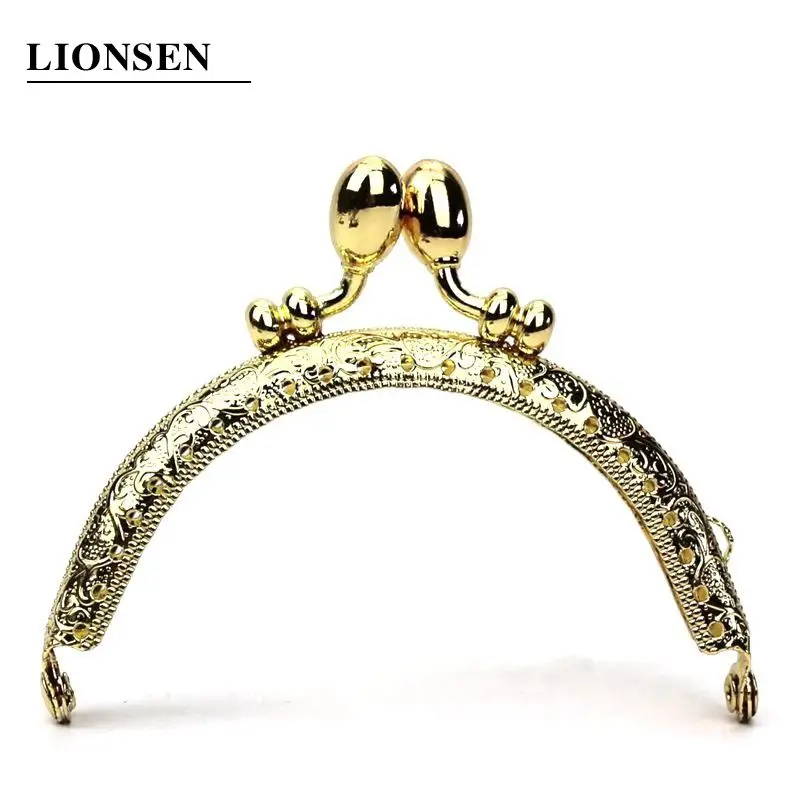 LIONSEN 8 5 см в стиле ретро приблизительно для сумки клатча с застежкой виде поцелуя