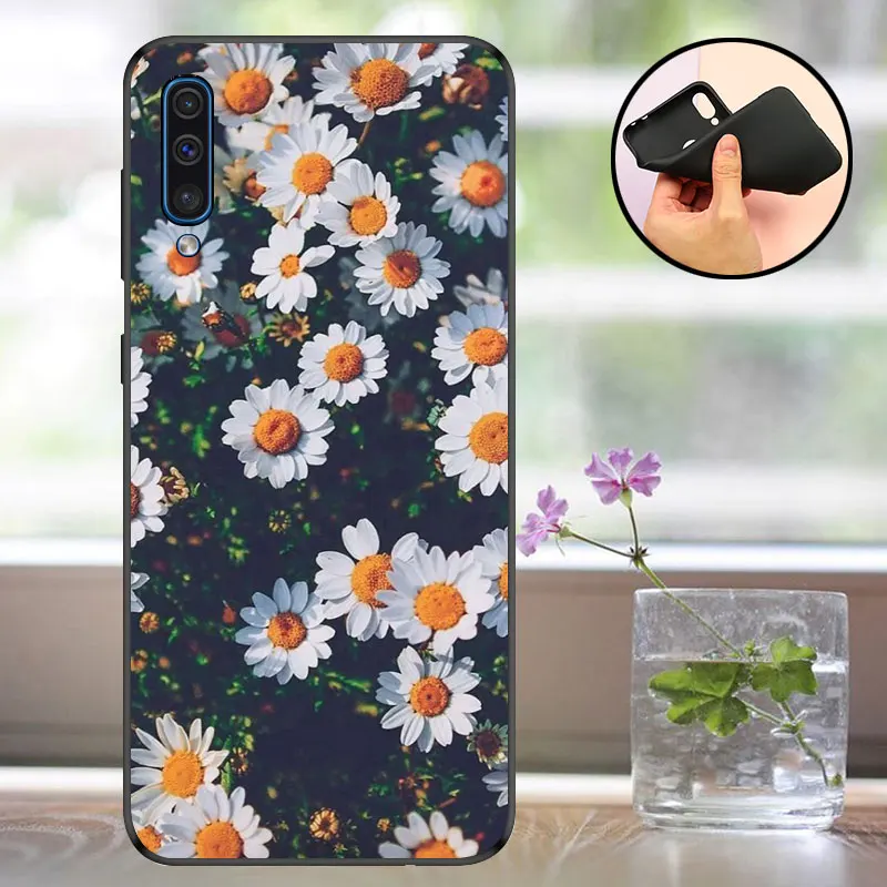 BJH Чехол для samsung Galaxy A50 Чехол черный чехол для телефона для samsung A50 чехол Капа кремния СПС samsung 50 A505f матовый чехол - Цвет: BJH