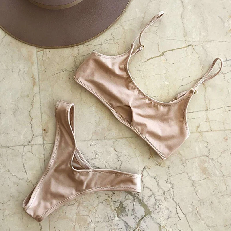 In-X High cut swimsuit female Hollow out bikini 2019 Sexy push up swimwear women swimming suit Beach wear Summer Bathing |