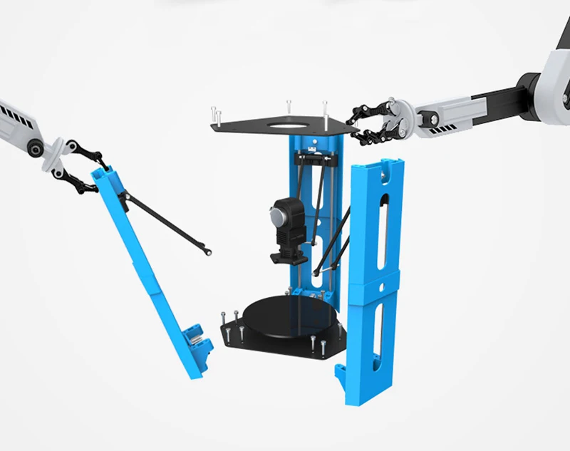 Дешевый 3d принтер Kossel Delta Мини DIY настольный сборный 3d Принтер Комплект 1,75 нити SD карты PLA нити для домашнего образования