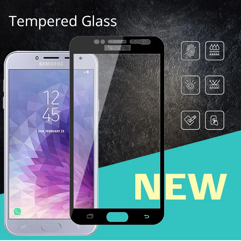 YOUVEI полное покрытие закаленное Стекло для samsung Galaxy J4 5,5 дюймовый защитный экран Стекло Защитная пленка для samsung J4