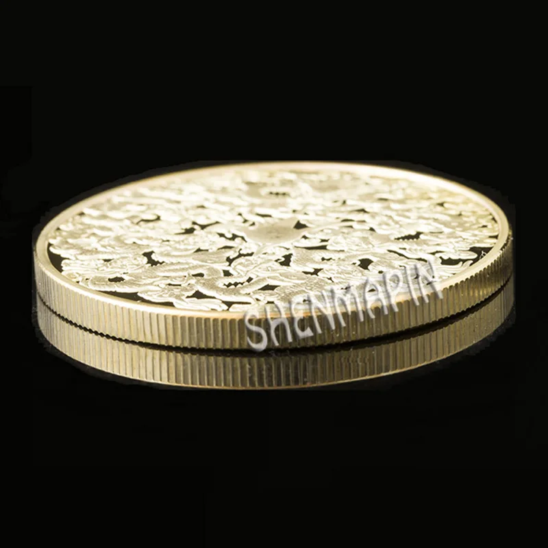 Китайский двойной дракон украшение для дома подарок|Безвалютные монеты| |