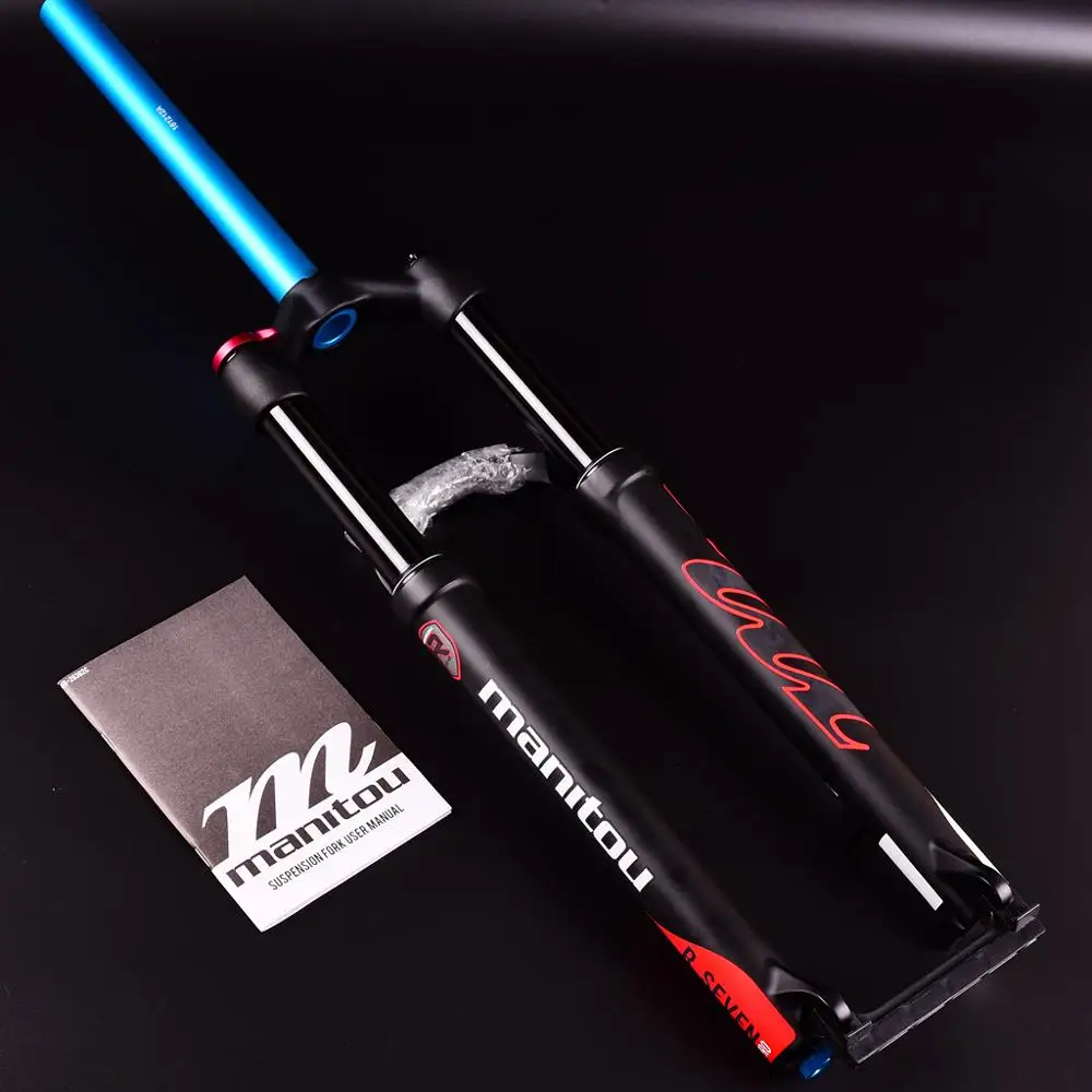 Велосипедная вилка Manitou R7 PRO, 26, 27,5 дюймов, для горного велосипеда MTB, воздушная вилка, матовая черная подвеска, pk Machete COMP, Marvel,, 1560 г