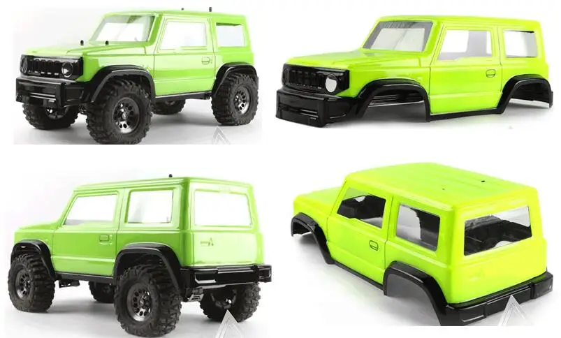 Jeep Wrangler Unlimited Rubicon флуоресцентный корпус 12,"(324 мм) Колесная база для jRAXXAS TRX4 JIMNY MST AXIAL SCX10 AX90047 AX90046