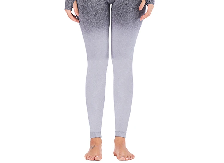 Sevencolorfit Ombre бесшовные леггинсы для Фитнес Высокая талия мульти тренажерный зал с йогой штаны Леггинсы Спортивные Для женщин леггинсы