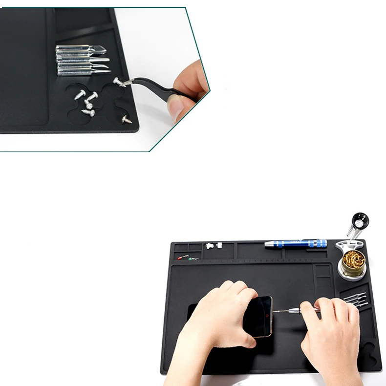 Набор изоляционных ковриков YIHUA силиконовые коврики для ремонта и обслуживания