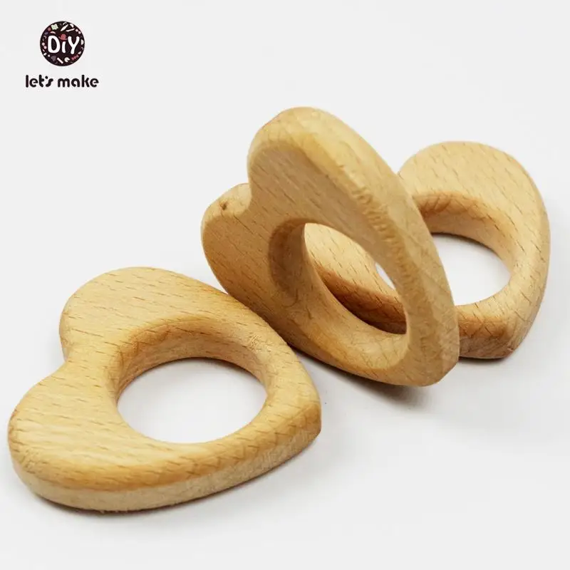 

Let's make Linen Pillow Heart And Beech Wooden Teether, 8pc Set, Linen Toy, Buckwheat Hulls Warmer And Wooden Teether