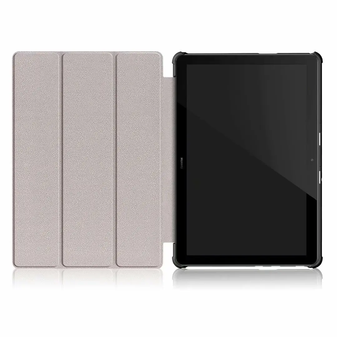 Ультра тонкий чехол для huawei Mediapad T5 10 AGS2-W09/L09/L03/W19 10," чехол для huawei Mediapad T5 10 чехол для планшета+ пленка+ стилус