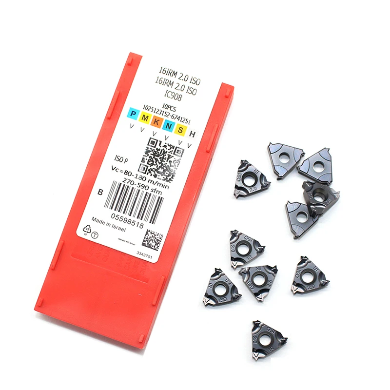 16IR 1 0 ISO 25 5 75 2 3 22IR 4 IC908 Резьбонарезной инструмент Вольфрам карбидная вставка
