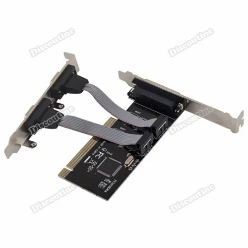 Assurance discoutine RS232 DB9 9 Pin Serial DB25 Parallel Port Printer Combo PCI Card PC Computer 24 hours dispatch secure | Компьютеры и