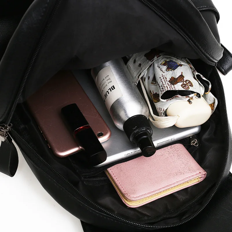 Для женщин рюкзак высокое качество из искусственной кожи Mochila Escolar Школьные ранцы