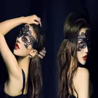 2016 Бесплатная доставка Лидер продаж черная Сексуальная кружевная маска вырез маска для глаз для Маскарад, вечеринка, Хэллоуин; Нарядное платье; Костюм