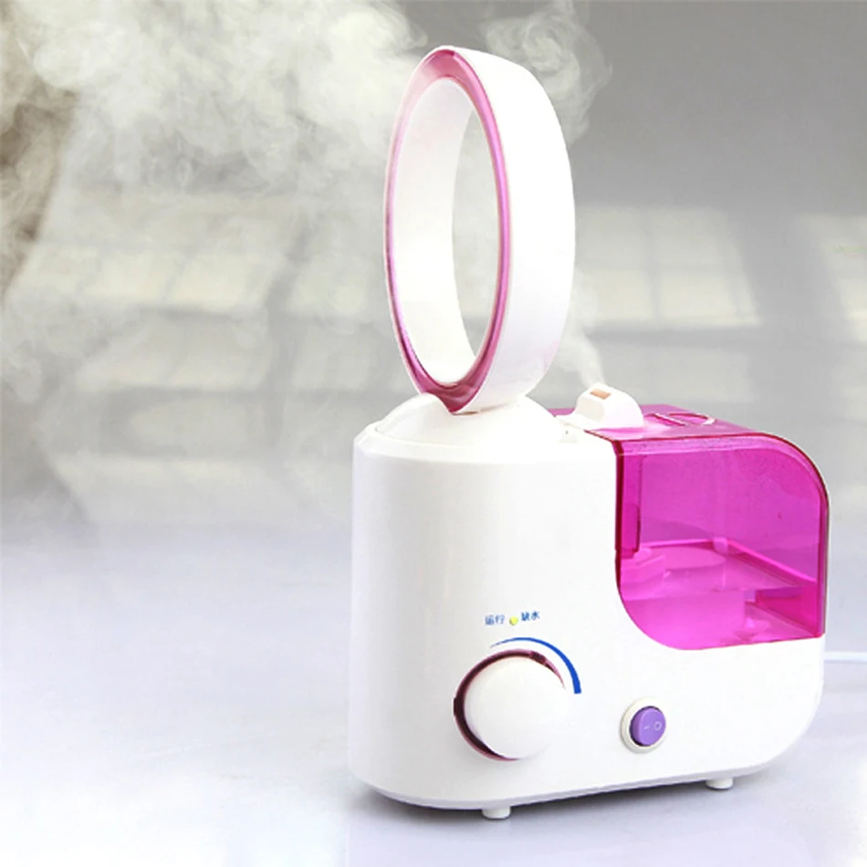 Настольный Электрический мини-вентилятор с воздушным охлаждением без листьев