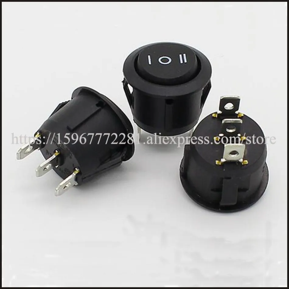 5 шт. KCD1 103 автомобиля Rocke переключатель 3 Pin 10A/125V 6A/250 В переменного тока позиции SPDT